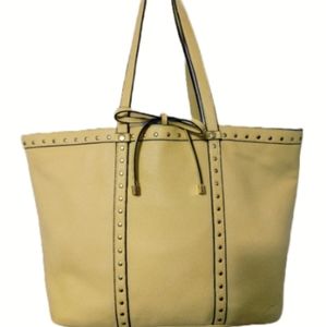 MAX EDITION YELLOW LARGE TOTE HANDBAG